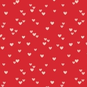 Cute Red  Hearts 4x4