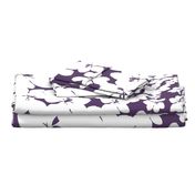 Magnolia Little Gem - Purple - 2 Yard Panel