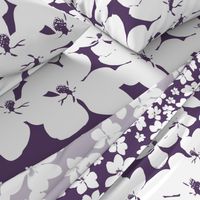 Magnolia Little Gem - Purple - 2 Yard Panel