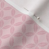 Leaves (Gentle Daisies Sage and Pink Colourway)