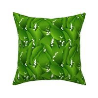 Spring floral pattern - lily of the valley.