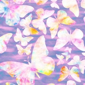 Abstract Butterfly Mauve