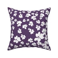 Magnolia Little Gem - Purple - 1 yard panel