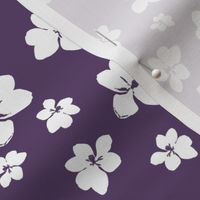 Magnolia Little Gem - Purple - 1 yard panel
