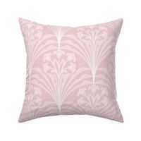 Art Deco Floral Cotton Candy Pink