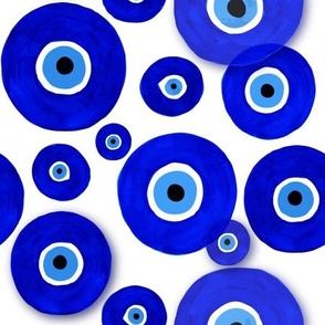 Evil Eye Blue Circles