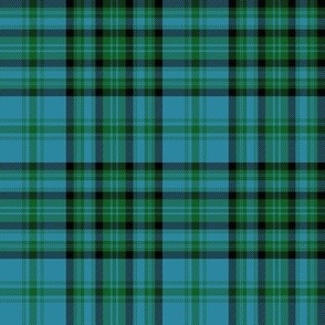 Matheson hunting  tartan from 1906, ancient muted colors, 4"