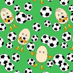 Soccer Eggheads Grass