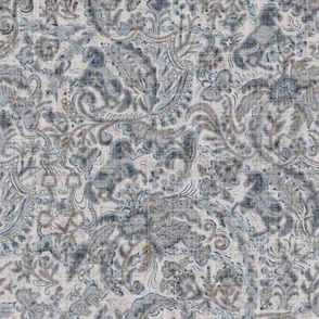 Baroque Equestra, Weathered Blues and Grays Midi Scale 