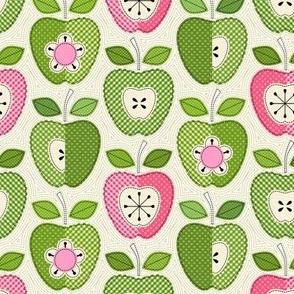 Gingham Apple Appliqués - Small/Med Scale