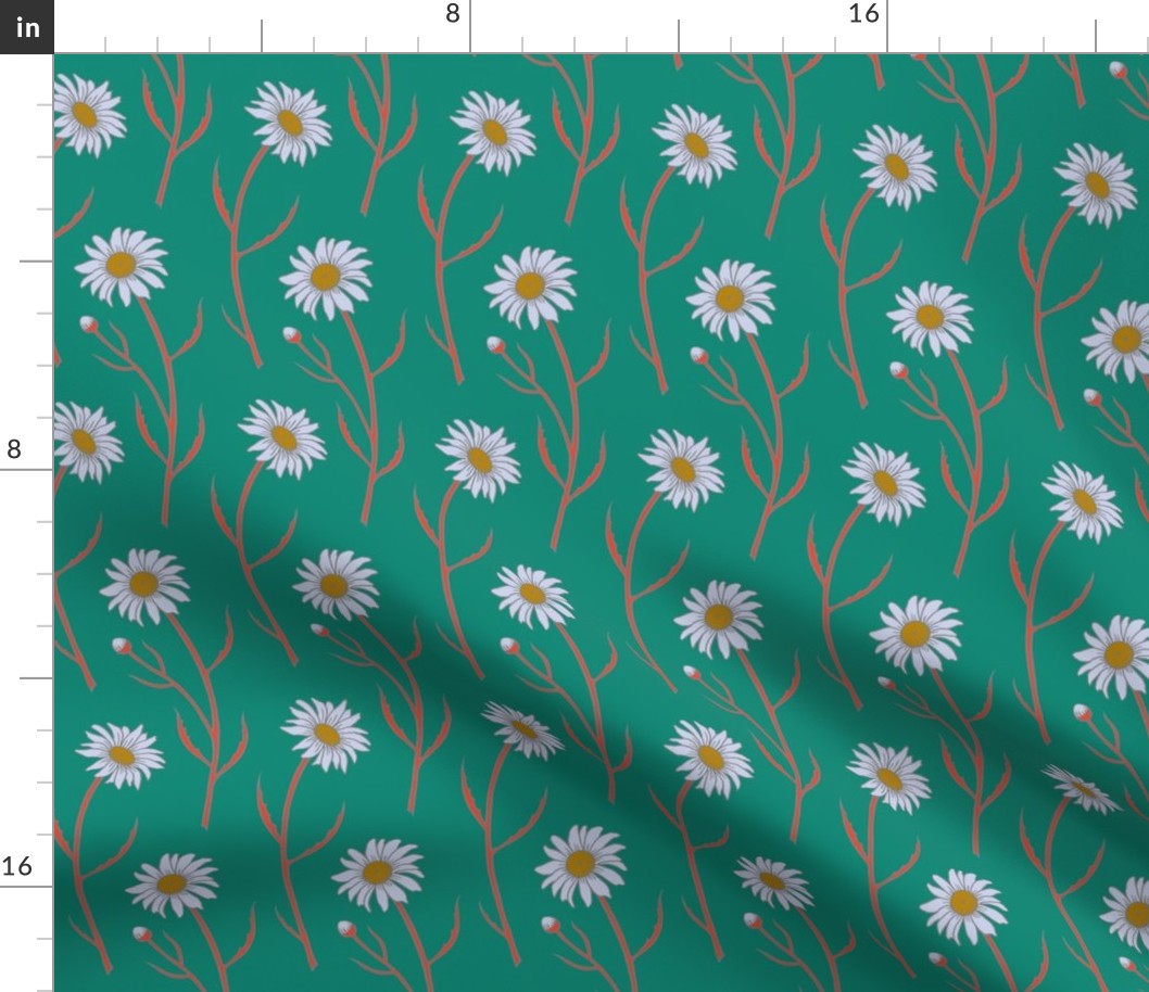 daisy chain - teal