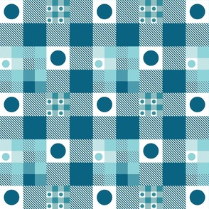 gingham in gingham blues