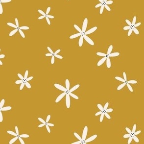 Aria Floral Collection - Daisies - Gold