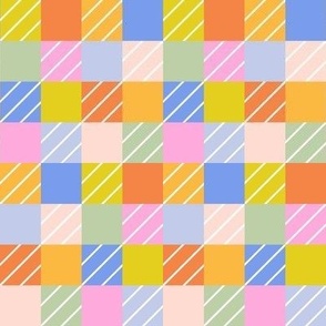 multicolored checkerboard