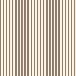 2642 mini - Stripes - Toffee and Cream