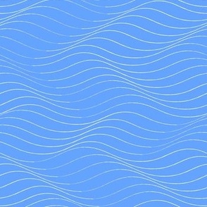 Medium blue waves