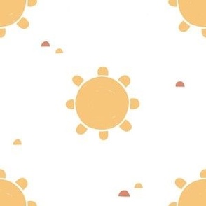 Sun Dots - White