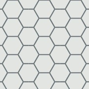 hexagon penny tile
