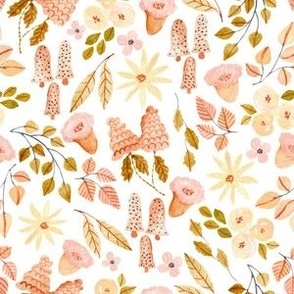 Summer Colors Floral Watercolor Pattern 2