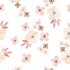 Summer Colors Floral Watercolor Pattern 3