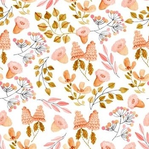 Summer Colors Floral Watercolor Pattern 5
