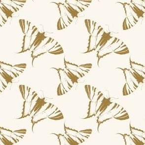 Swallowtail Butterfly Migration - Gold Cream - medium