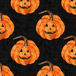 Pumpkins//Black - Lg