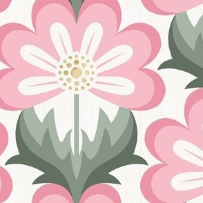 70s Inspired Anemone Flower / Large