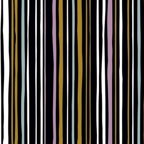 Circus Stripes | dark | Large