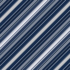 small // diagonal stripes in monochromatic navy blue