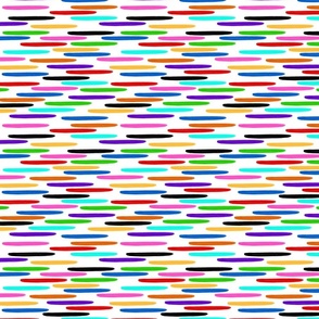 Colored horizontal lines with light background