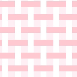 Basketweave Checks Cotton Candy Large (Cherry)