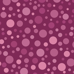 Grape Polka Dots