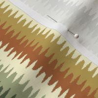 1970s Vertical Fuzzy Stripe in Bayeux Palette