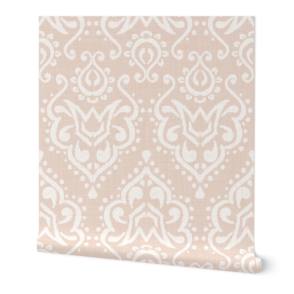 Textured Sunday Damask Blush - Large