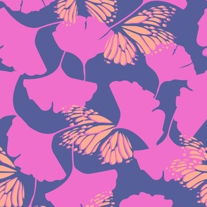 Gingko Butterfly_Peri Pink