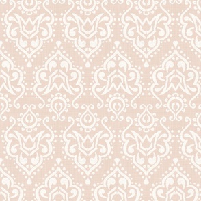 Textured Sunday Damask Blush