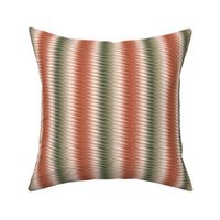 Twisted Op Art Vertical Stripe in Watermelon Pink and Green