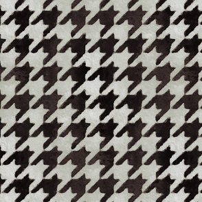 Classic Black and Gray Houndstooth Approx. 2.5  inch  