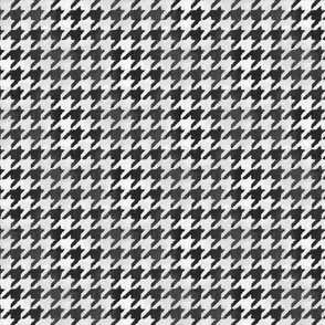 Classic Black and White Houndstooth Approx.1  inch  