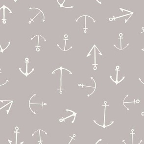 grey anchors