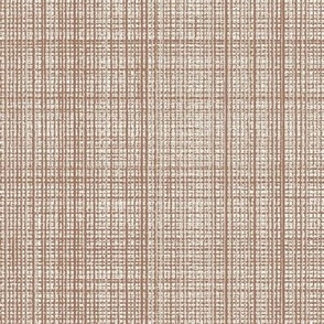 Classic Gingham Checks Plaid Natural Hemp Grasscloth Woven Texture Classy Elegant Simple Neutral Earth Tones Chantilly Lace Ivory White Gray Beige F5F5EF Revere Pewter Warm Gray CCC7B9 Mocha Red Brown 957663 Subtle Modern Geometric