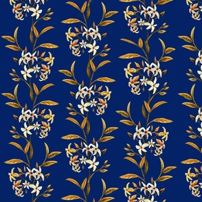 Jasmine _Gold in Dark Navy