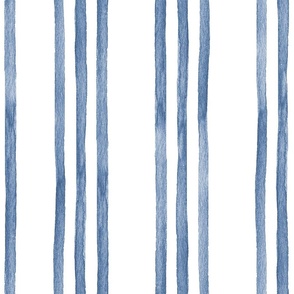 Jumbo / Watercolor Blue Stripes