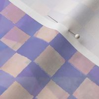 Cut Paper Checks Cotton Candy and Lilac Medium