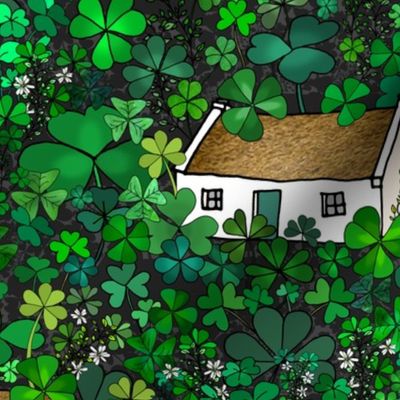 Wee Irish Village Hidden in the Shamrocks 