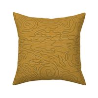 Against The Wood Grain - Wavy Sand Retro 1970s Pattern