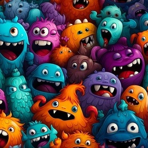 The Boo Bunch Cute Monsters