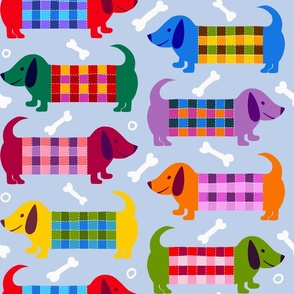 Sausage Dog Checks - large scale