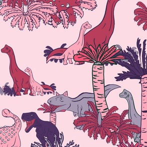 Jurassic Wonderland in pink